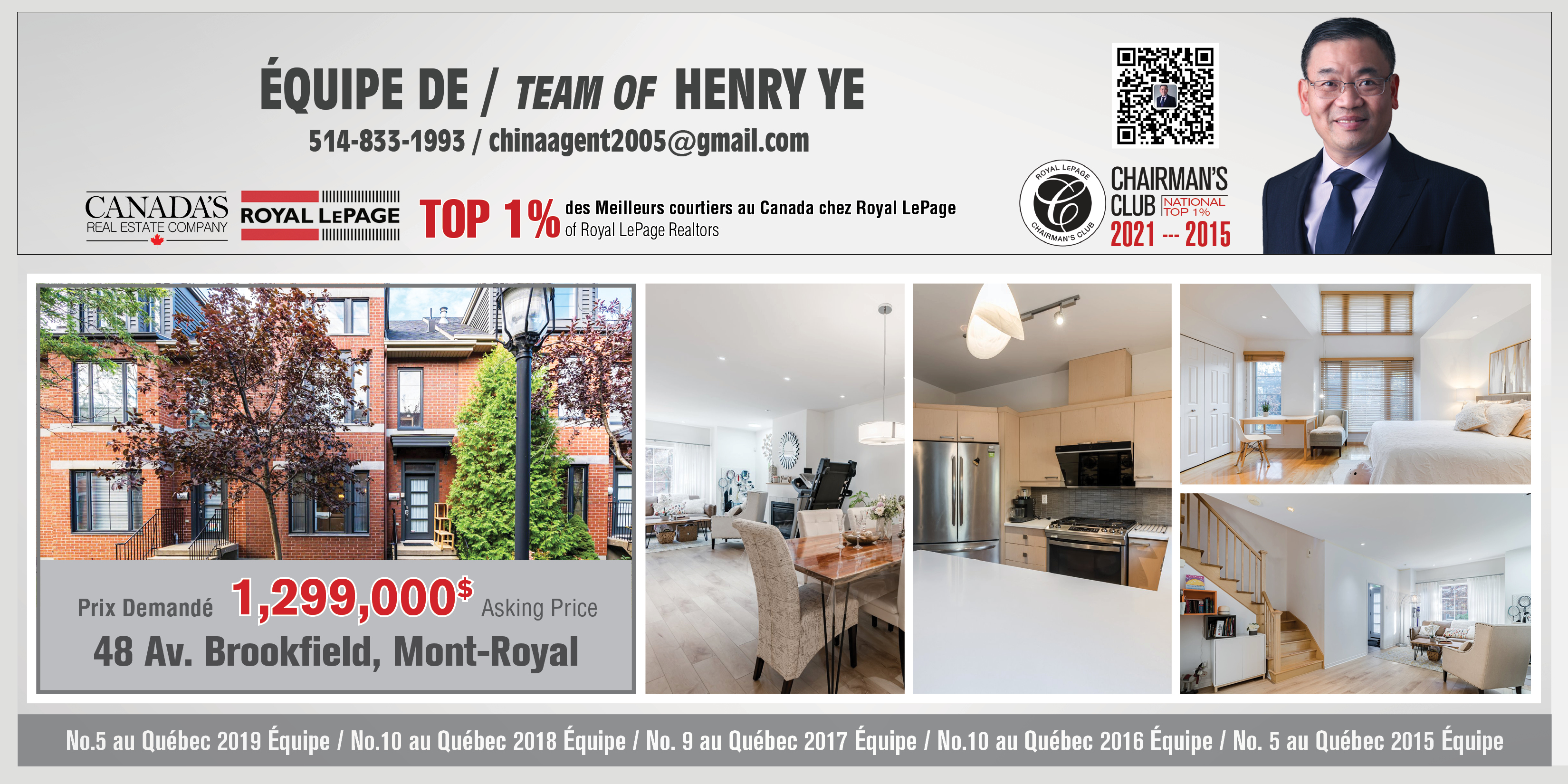 Real estate brokerage advertisement